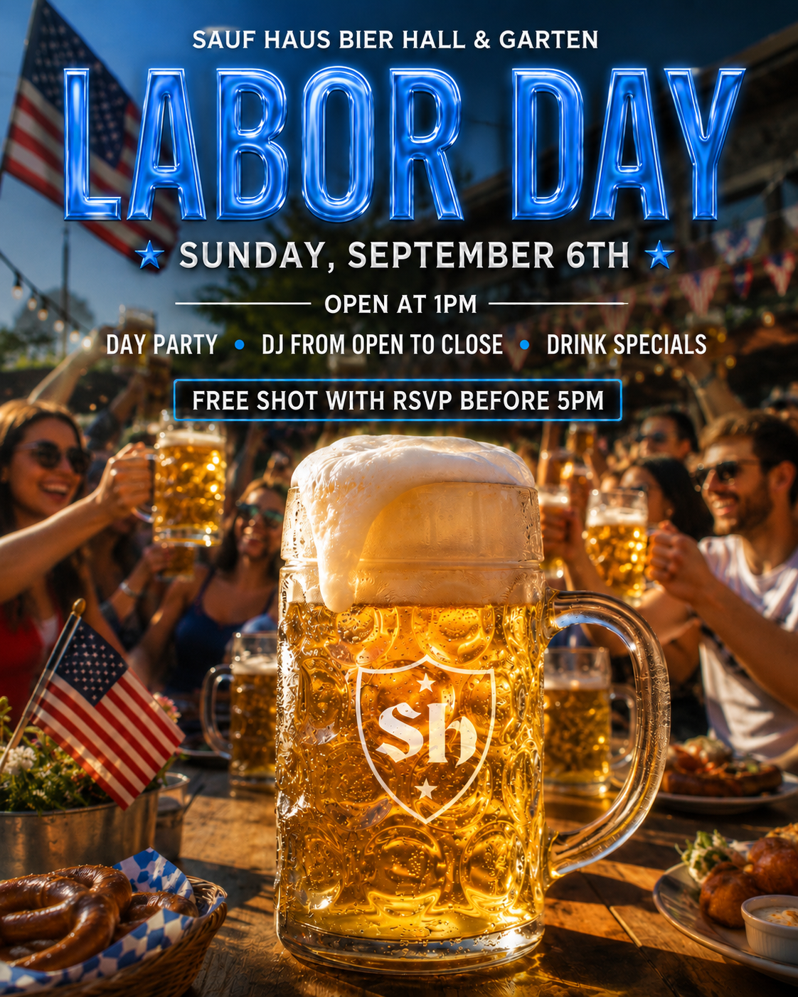 LABOR DAY X SAUF HAUS