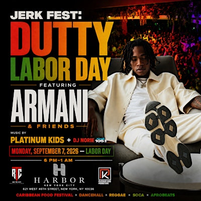 ARMANI AT JERK FEST