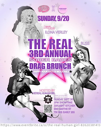 The Real 3rd Annual Sober Babes Drag Brunch!
