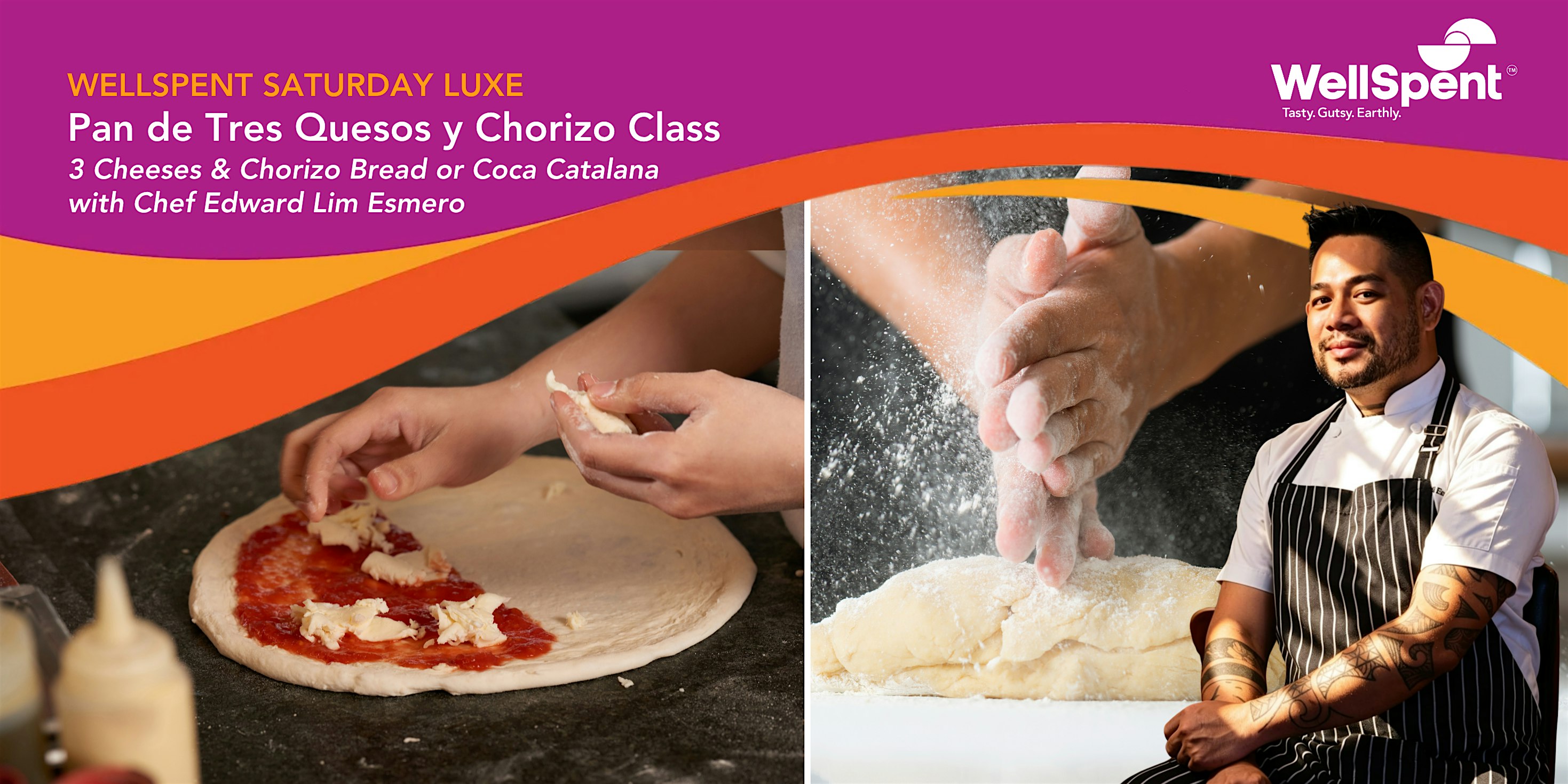 WS SatLuxe: Pan de Tres Quesos y Chorizo Class (3 Cheeses & Chorizo Bread)