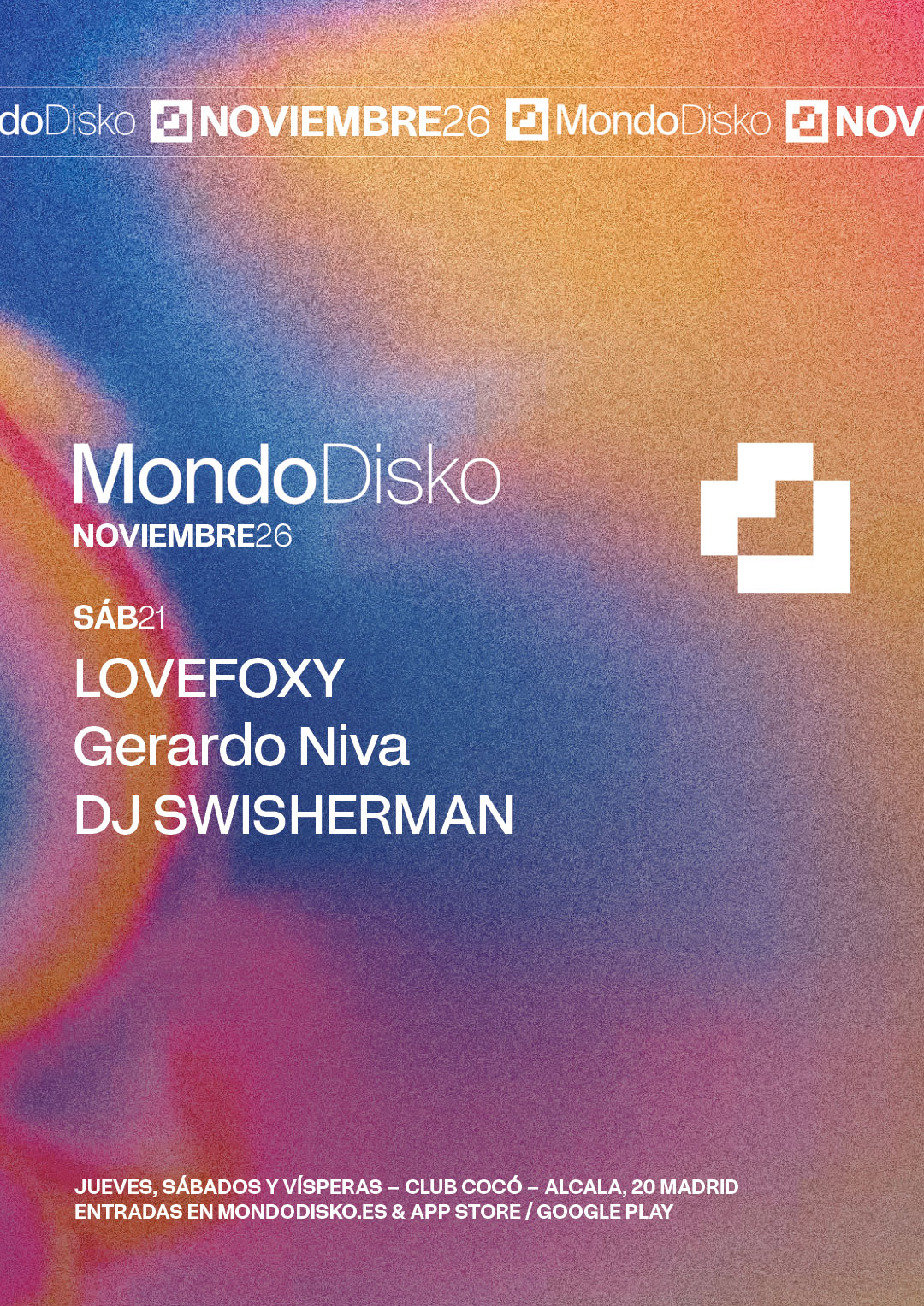 LOVEFOXY / Gerardo Niva / DJ SWISHERMAN