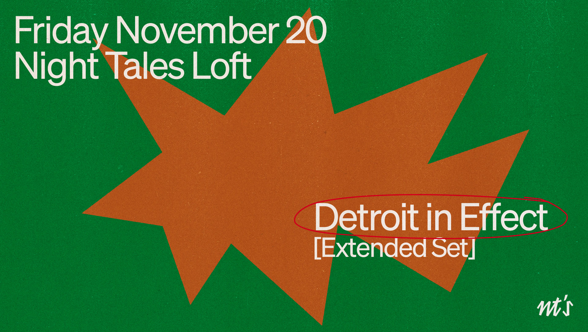 NT's Loft: Detroit In Effect [Extended Set]