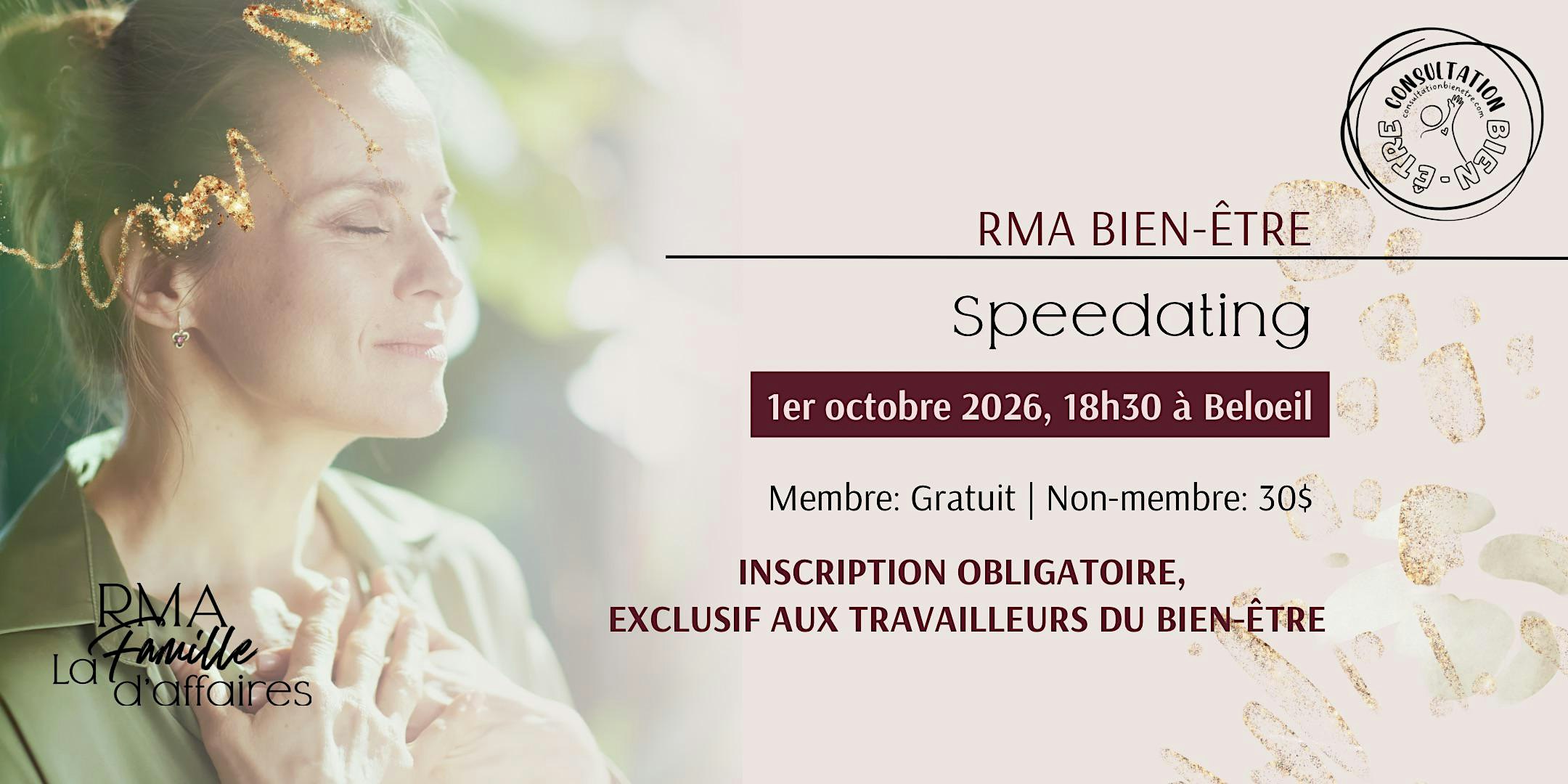 Speedating - RMA Bien-Être