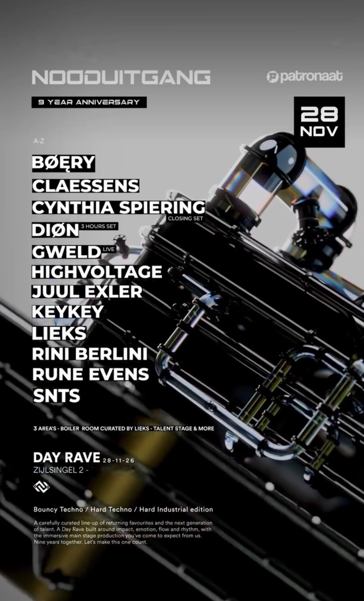Nooduitgang Day Rave