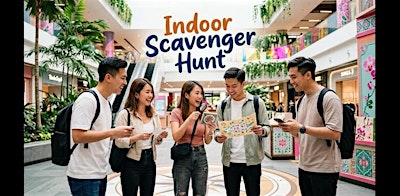 Indoor Scavenger Hunt (Sat 19 Sep). singles social event.