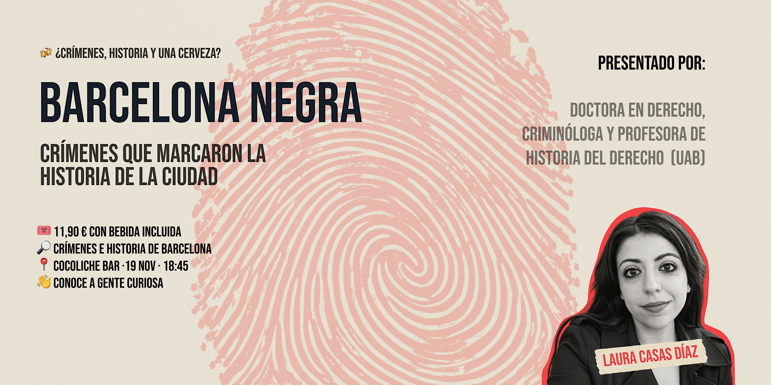 Cañas y Charlas: BARCELONA NEGRA: CRÍMENES QUE MARCARON LA HISTORIA