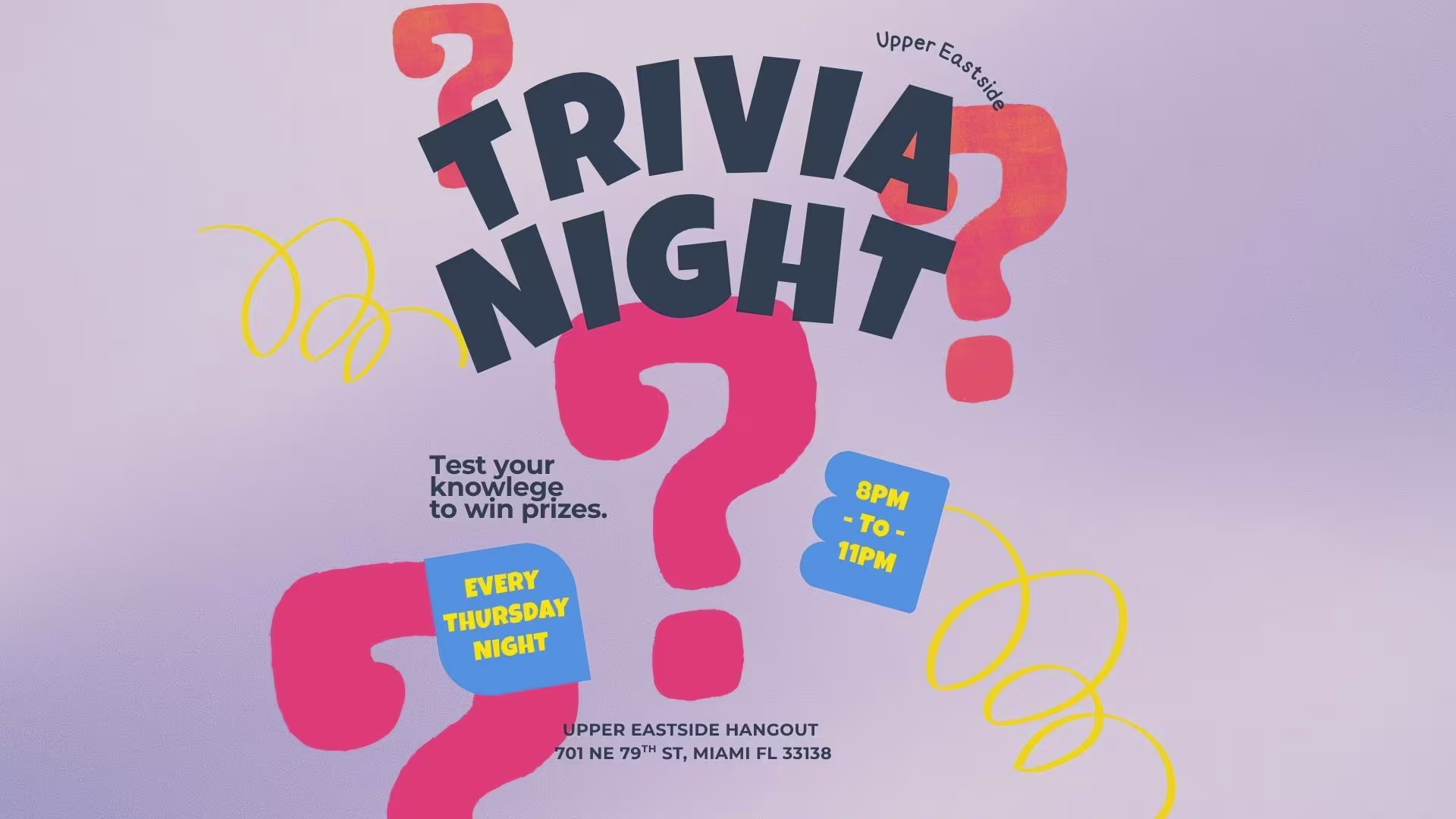 Trivia Night @ Upper Eastside Hangout