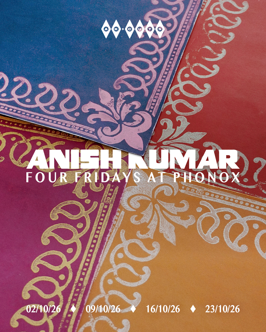 Anish Kumar, DAR DISKU, DJ Subaru: 4 Fridays at Phonox (16th Oct)