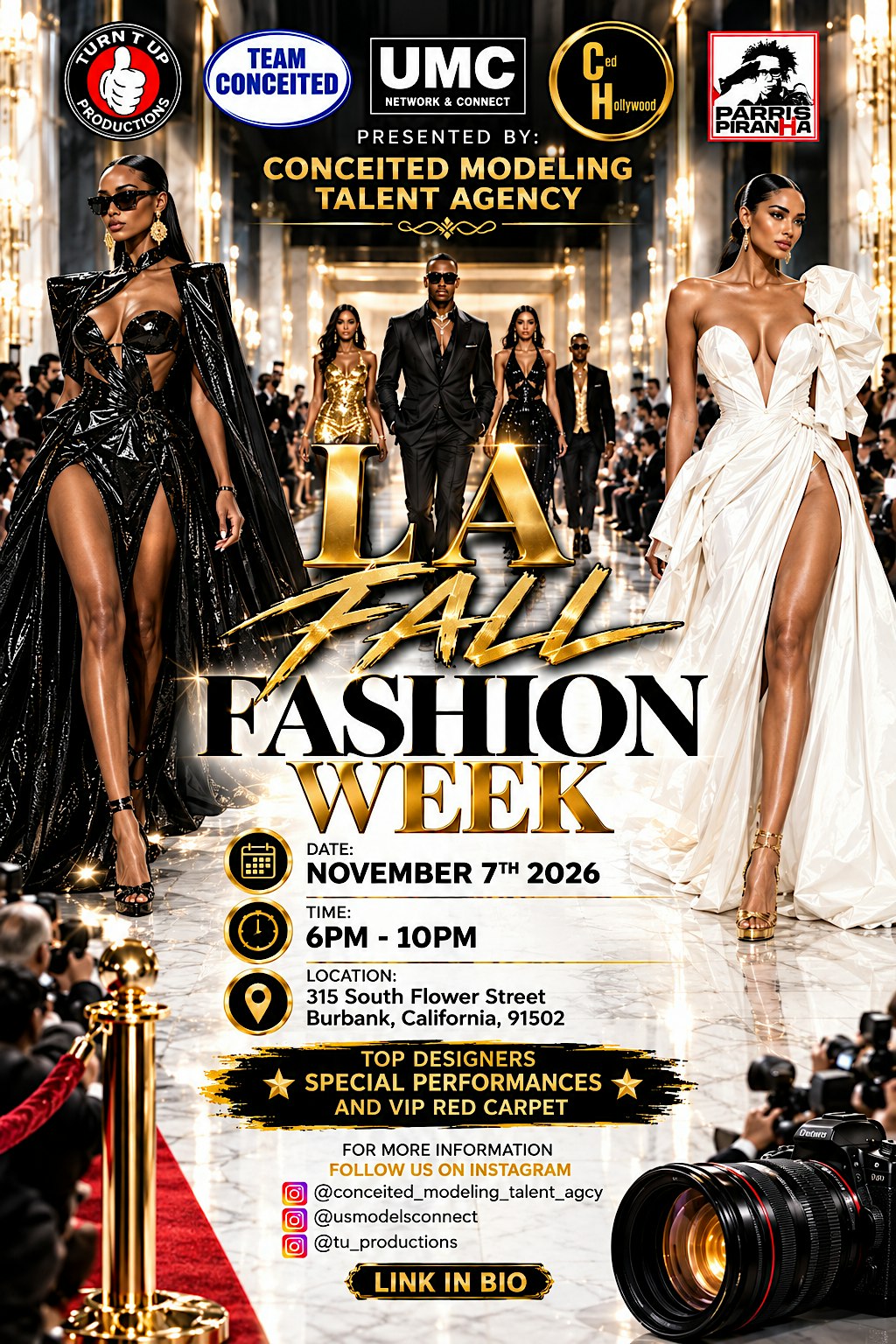 CONCEITED/UMC MODELING DESIGNER LAFW FASHION SHOW