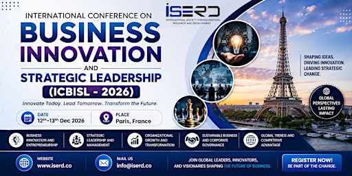 International Conference on Business Innovation and Strategic Leadership
