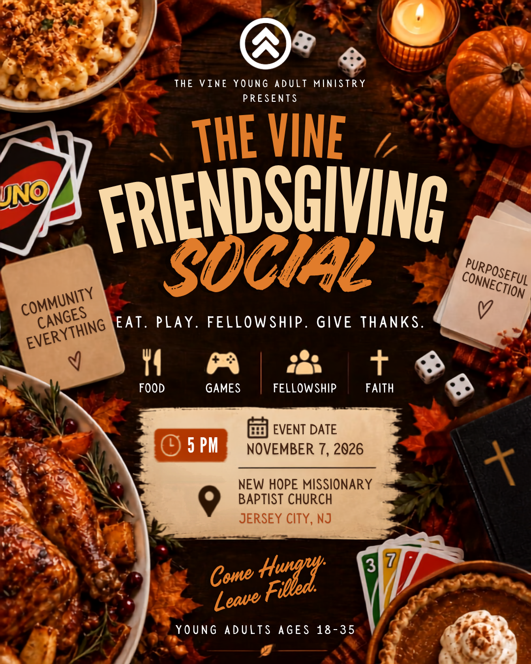 Friendsgiving at The Vine 🍂