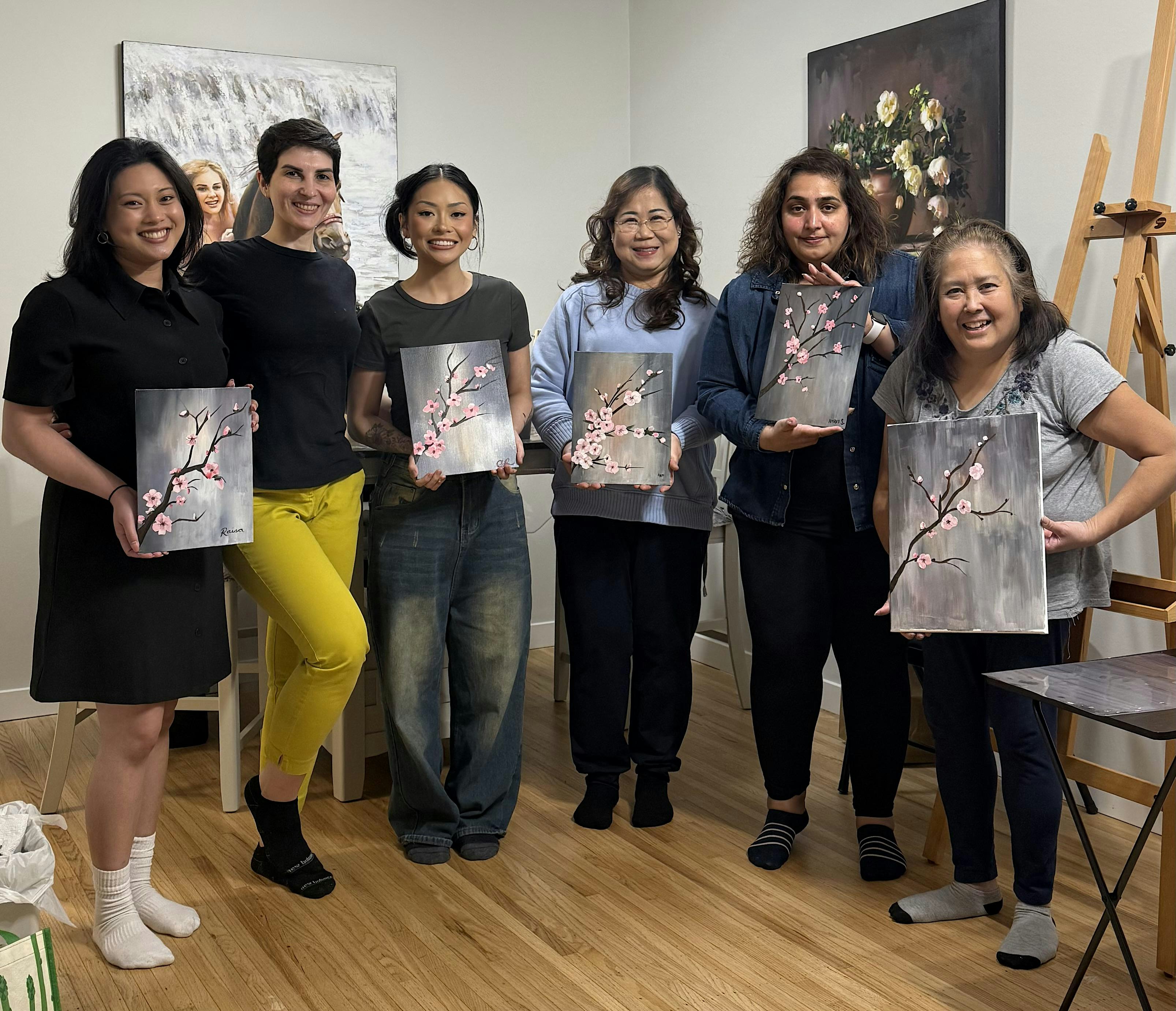Fall Acrylic Painting Workshop for Adults in Vancouver