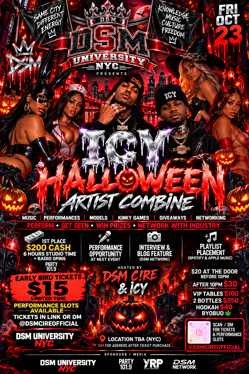 Icy Halloween Artist Combine