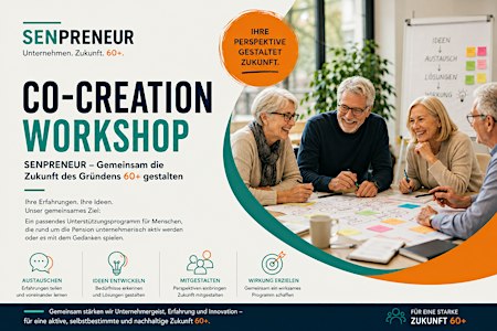 SENPRENEUR Co-Creation Workshop - Senior Entrepreneurs verstehen