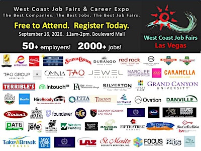 Job Fair and Career Expo.  The Best Companies.  The Best Jobs.  Get Yours!
