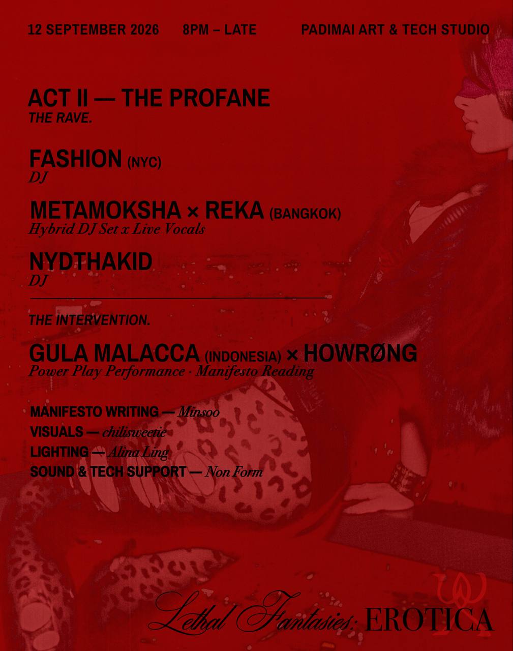 Bussy Temple presents Lethal Fantasies: EROTICA