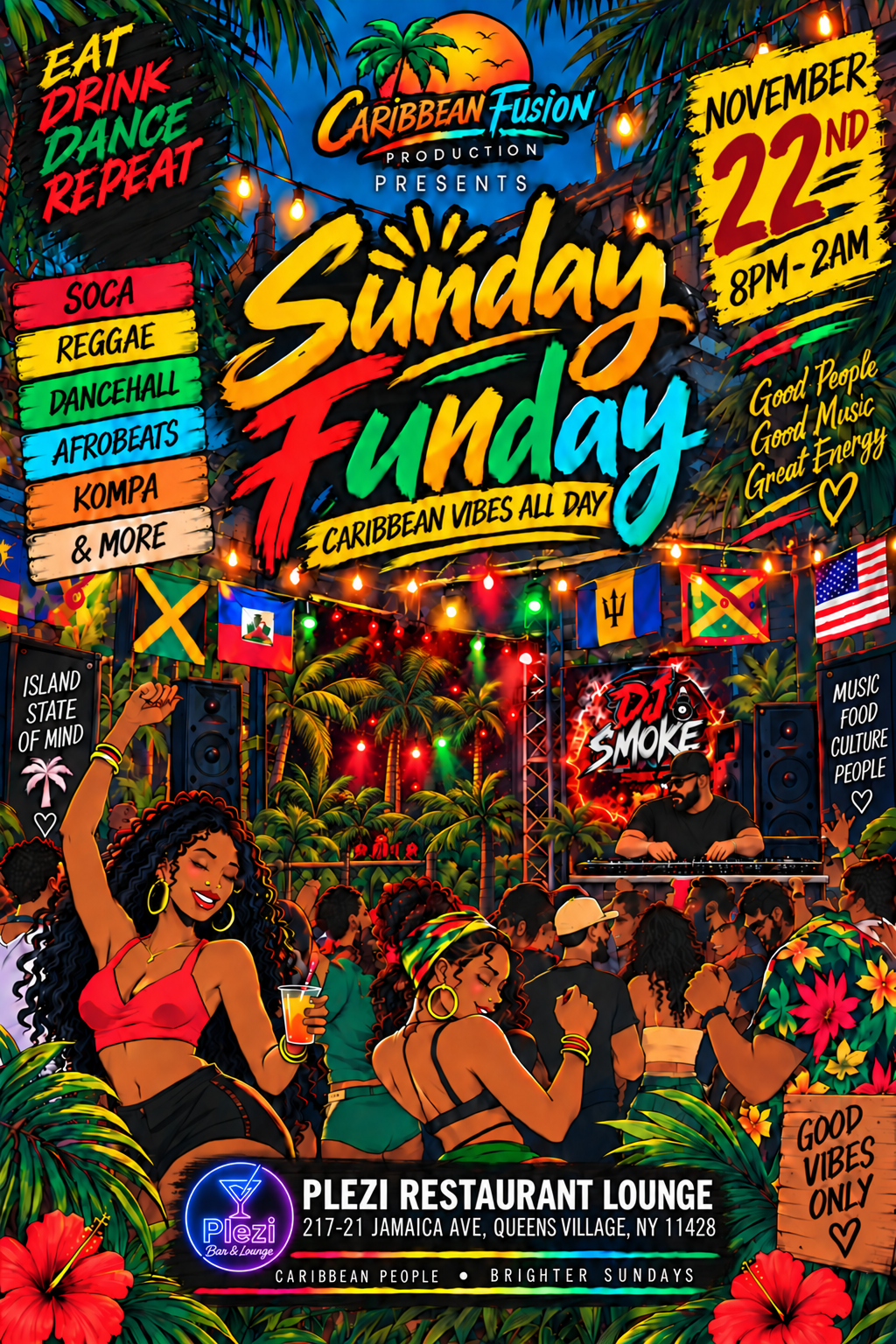 Caribbean Fusion Sunday Funday