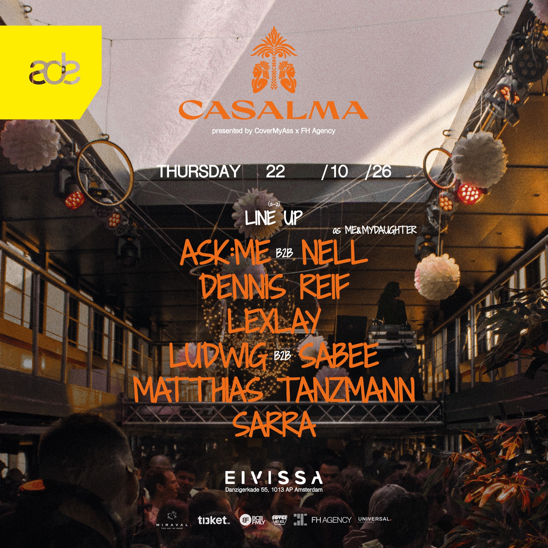 BOAT PARTY w./ Lexlay, SARRA, Matthias Tanzmann and many more