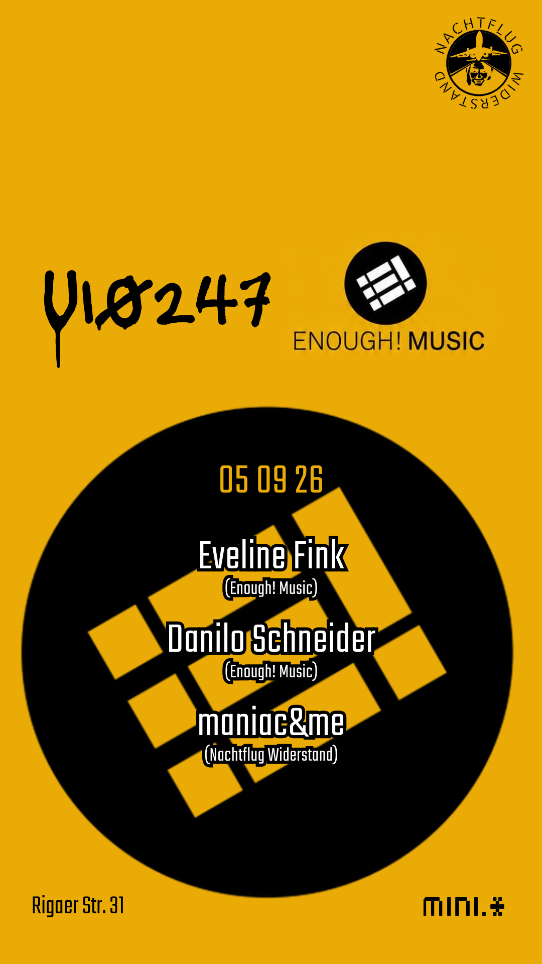 U10247 × Enough! Music (feat. Eveline Fink, Danilo Schneider, maniac&me)
