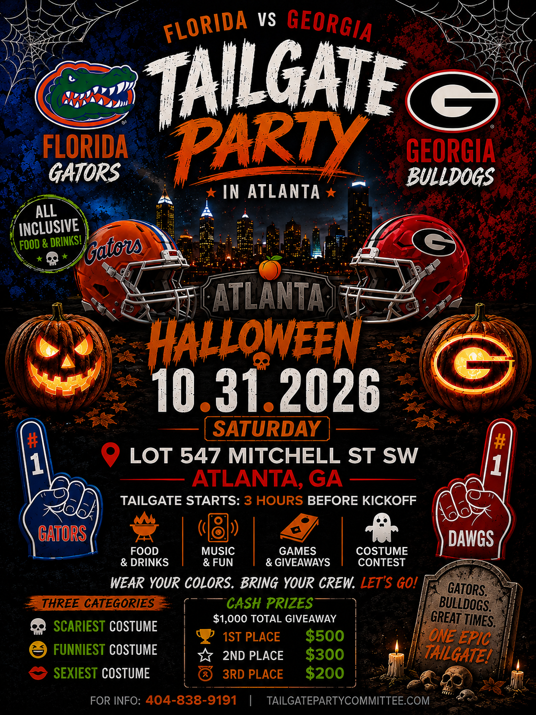 WELCOME TO ATL FL GA TAILGATE PARTY