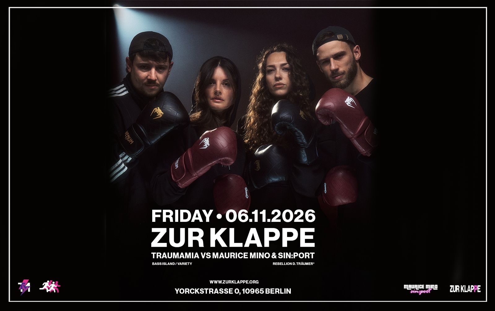 Auf die Klappe in der Klappe