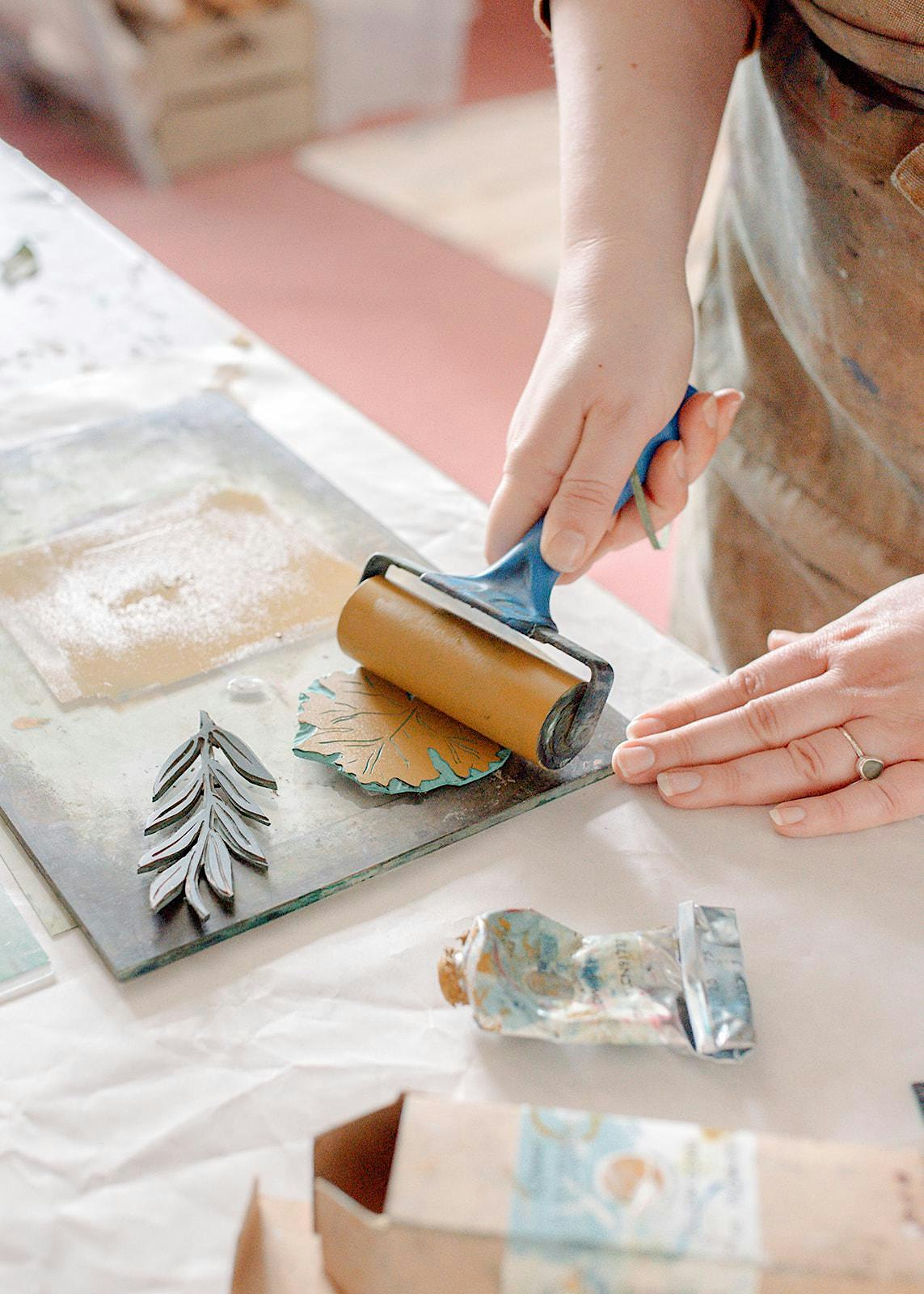 Nature Prints: Intro to Lino Printing