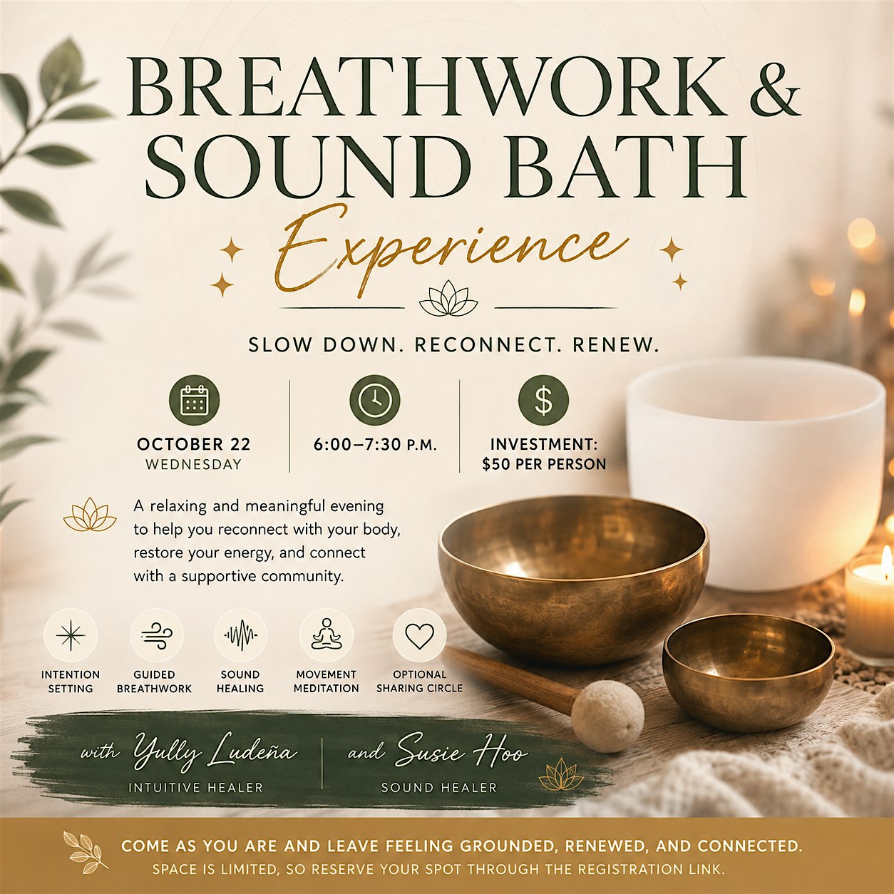 Breathwork & Sound Bath Experience