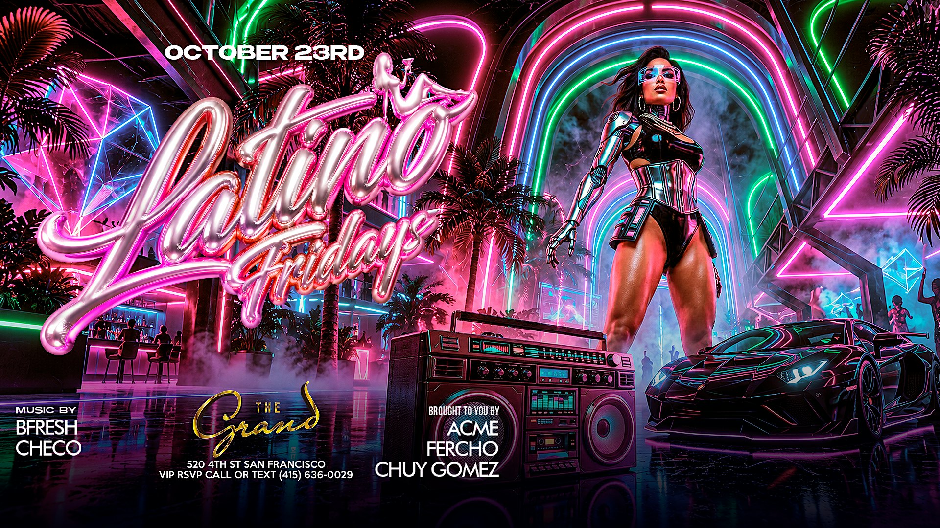 Latino Fridays at The Grand Nightclub 10.23.26