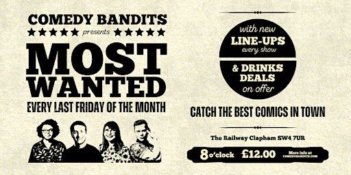 Comedy Bandits MOST WANTED | Friday Comedy Show in Clapham