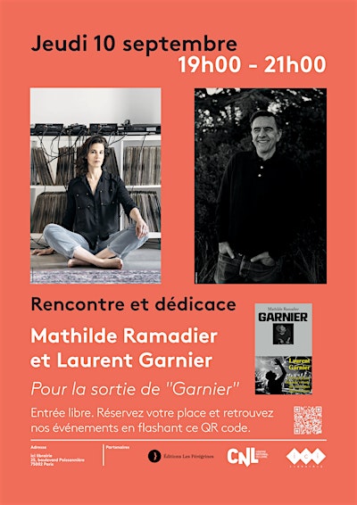 Rencontre et dédicace avec Mathilde Ramadier et Laurent Garnier