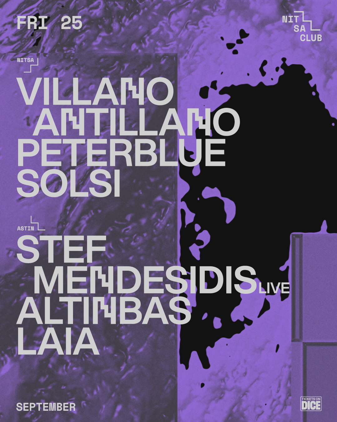 Villano Antillano · PETERBLUE · Solsi / Stef Mendesidis Live · Altinbas · Laia