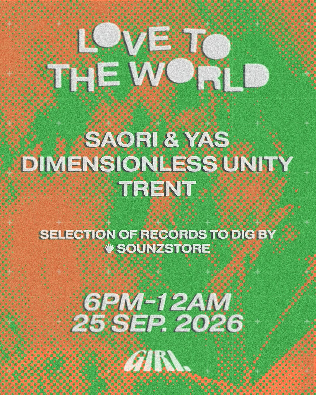 Giri x Dimensionless Unity: Love To The World