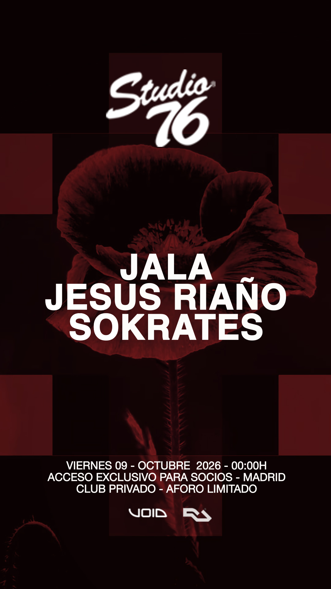 Studio76 present JALA + Jesús Riaño + Sokrates