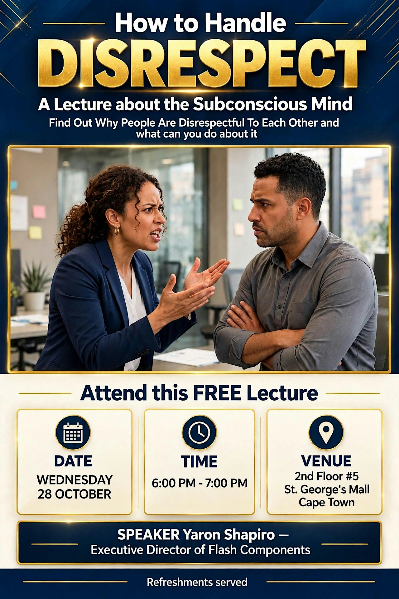 HOW TO HANDLE DISRESPECT - A Lecture about the Subconscious Mind