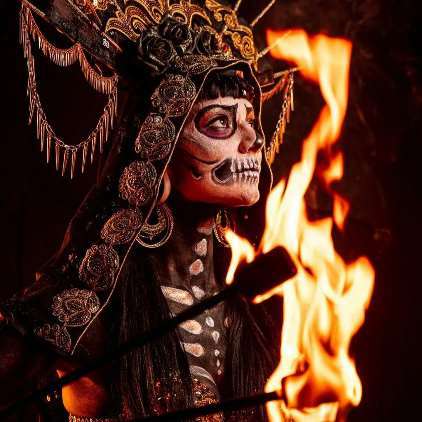 Aima Indigo! Corpse Paint Life Drawing in Camden!