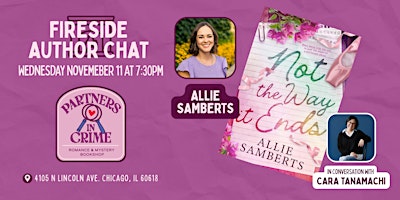 Fireside Author Chat With Allie Samberts and Cara Tanamachi