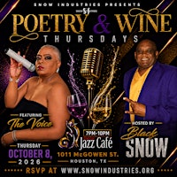 POETRY & WINE THURSDAYs Presented by SNOW INDUSTRIES