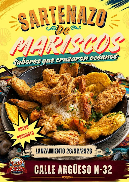 LANZAMIENTO SARTENAZO MARISCOS