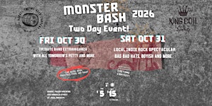 Monster Bash Halloween Muisc Festival 2026!