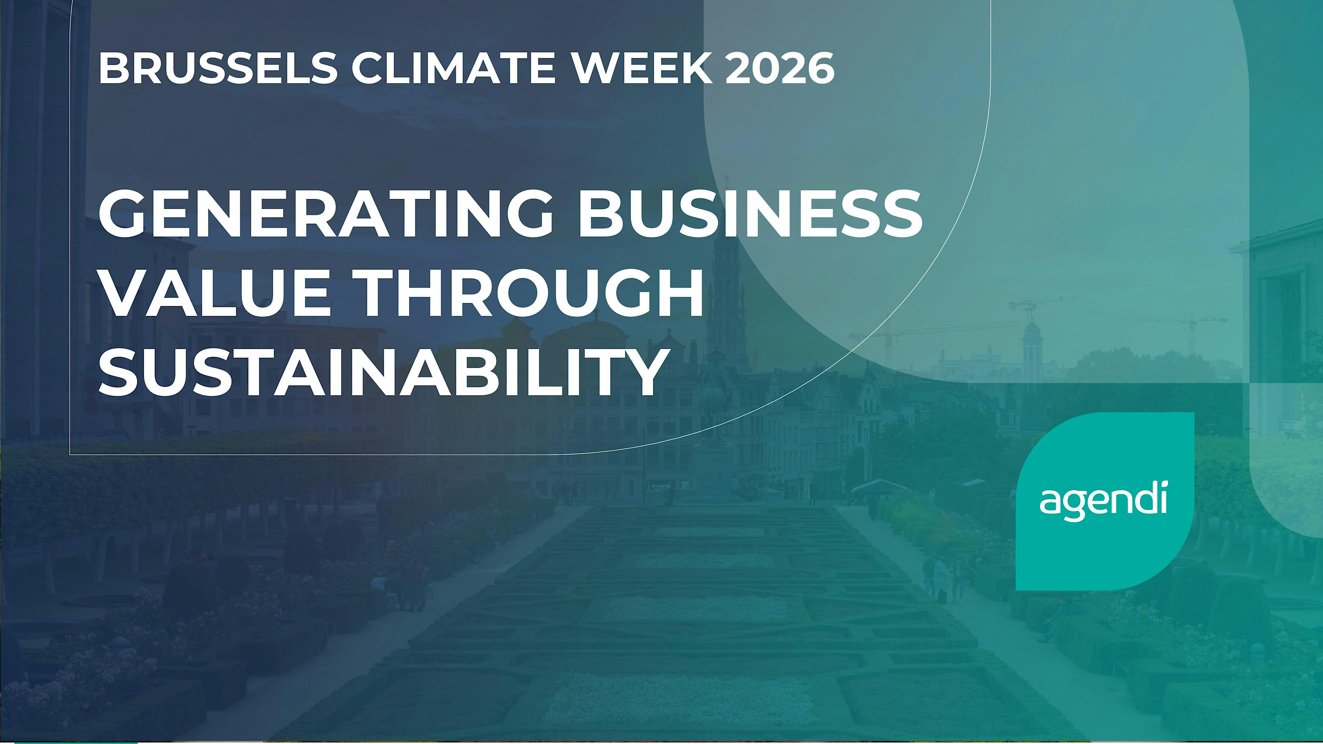 Generating Business Value through Sustainability