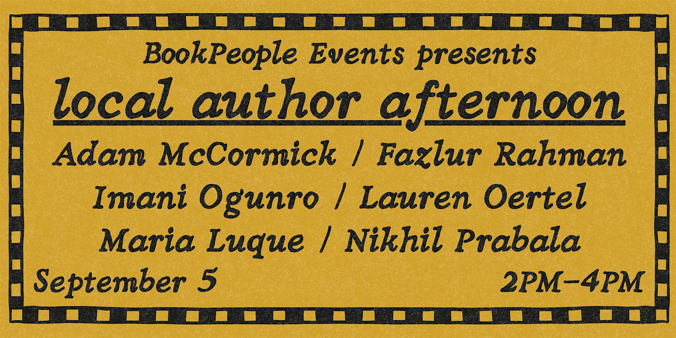 BookPeople Presents: Local Author Spotlight