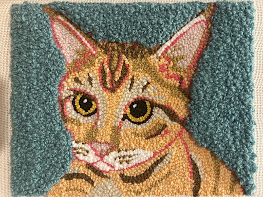 Punch Needle Pet Portraits