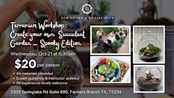 Spooky Terrarium Workshop: Create Your Own Succulent Garden