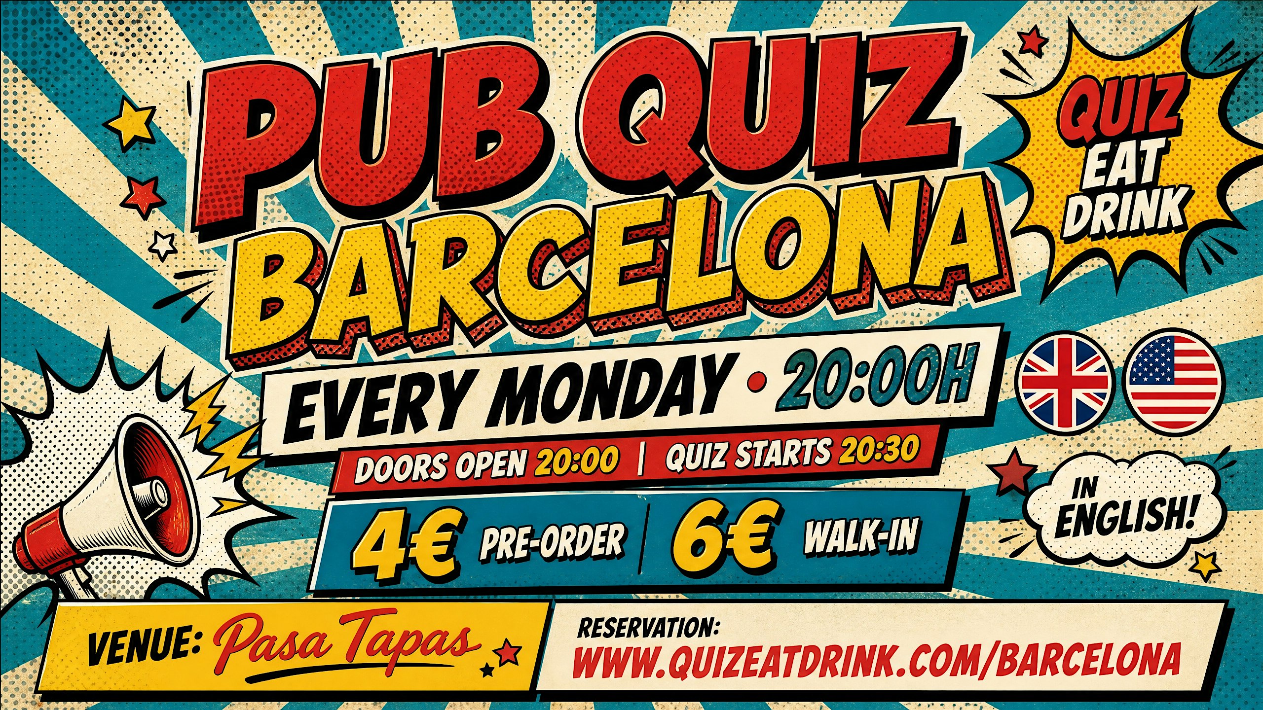 Q.E.D. Trivia Night! @Pasa Tapas