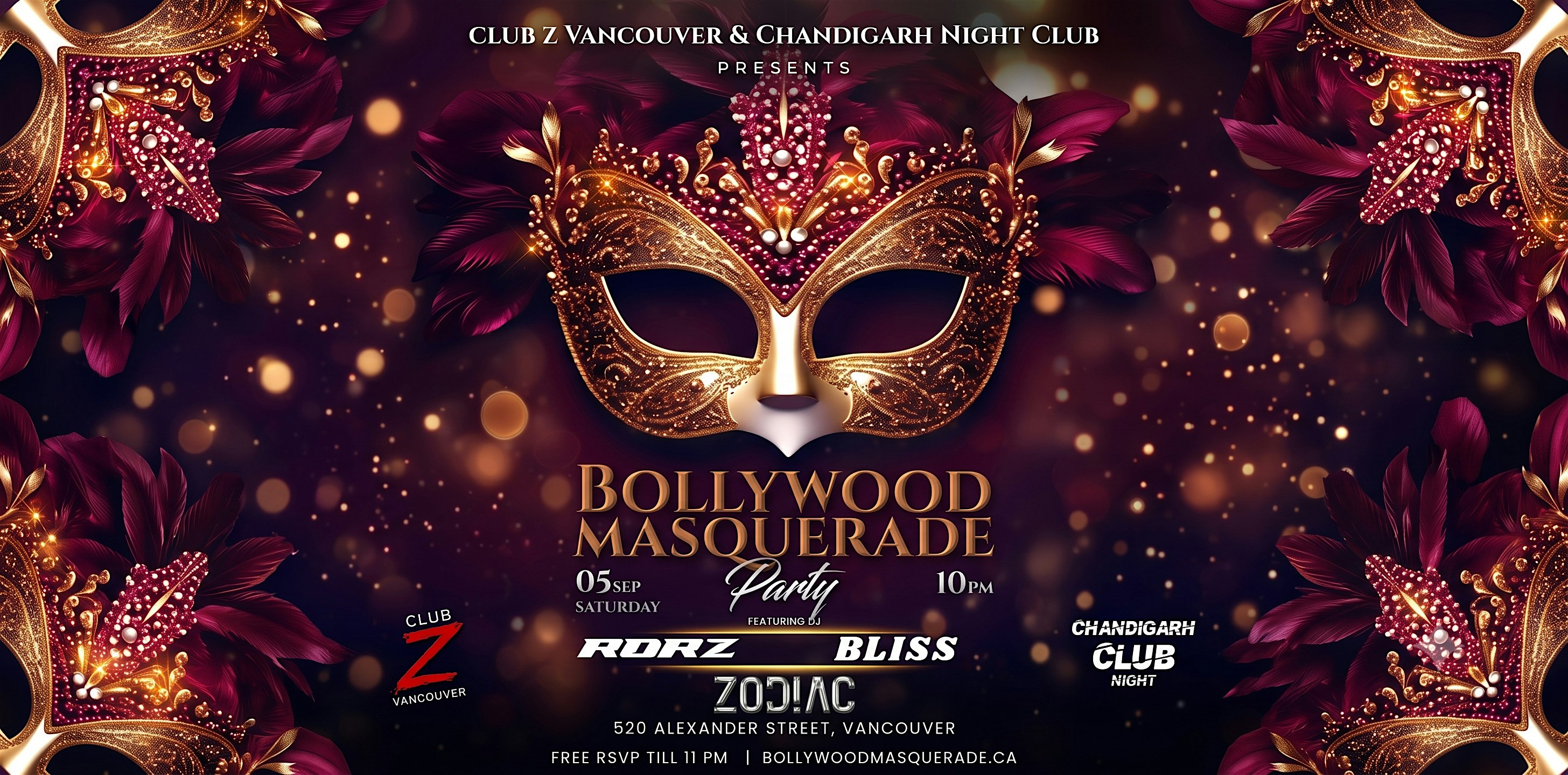 BOLLYWOOD MASQUERADE PARTY