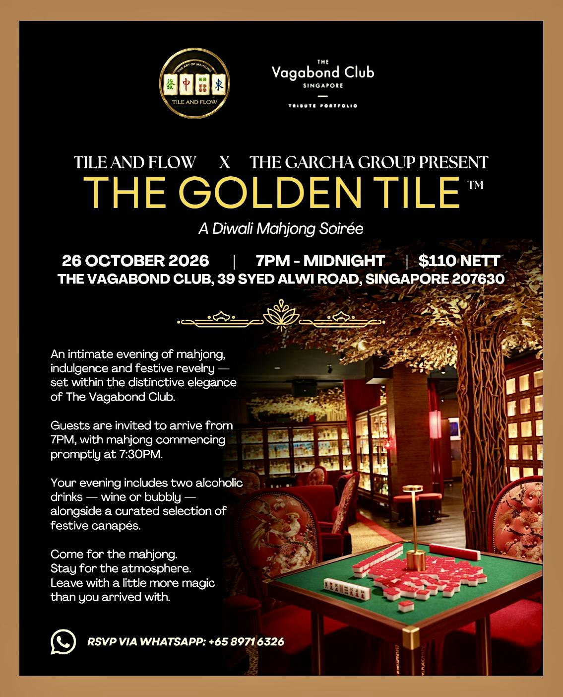A Diwali Mahjong Soirée