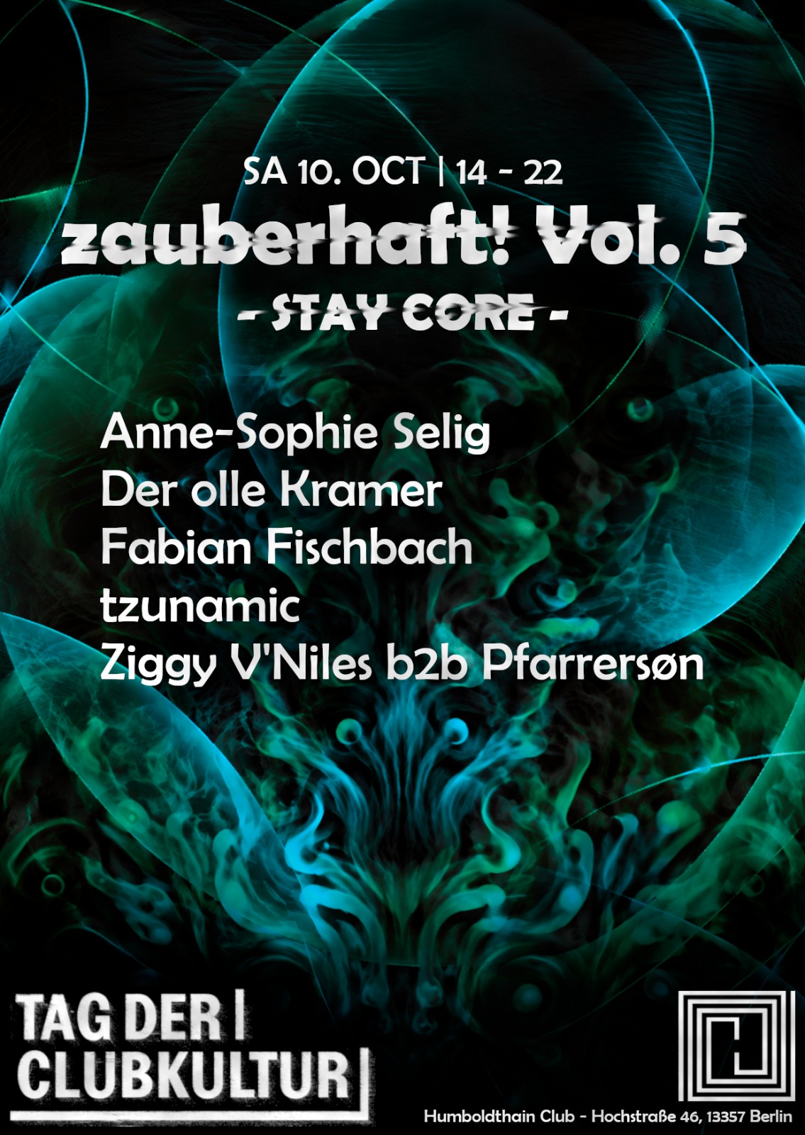 zauberhaft! Vol. 5 - STAY CORE (TAG DER CLUBKULTUR 2026)