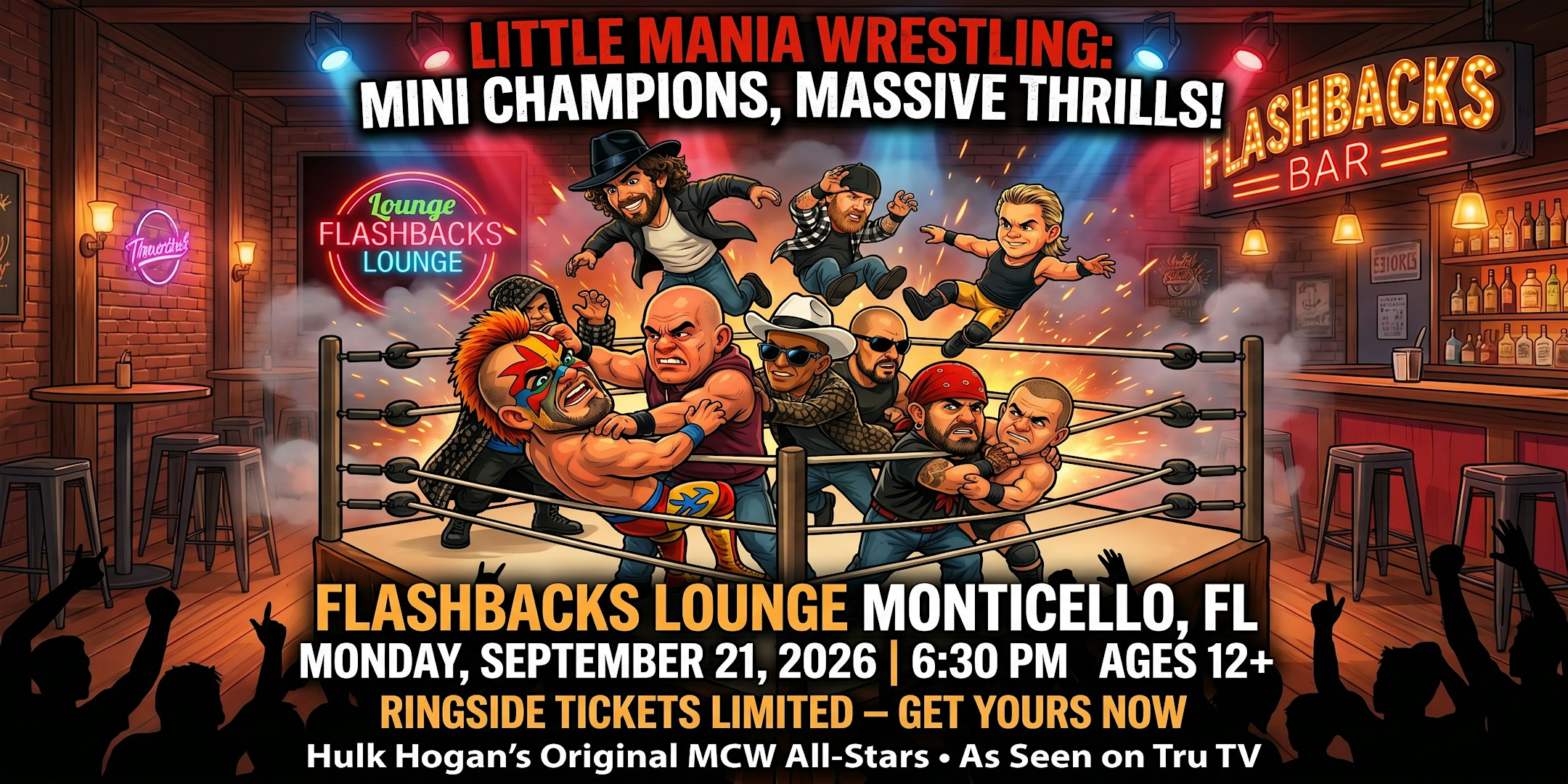 Little Mania Wrestling: Big Action, Tiny Wrestlers! Monticello, FL!