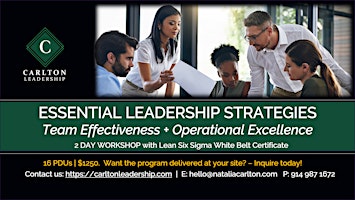 Master Essential Leadership Strategies | October 13 - 14