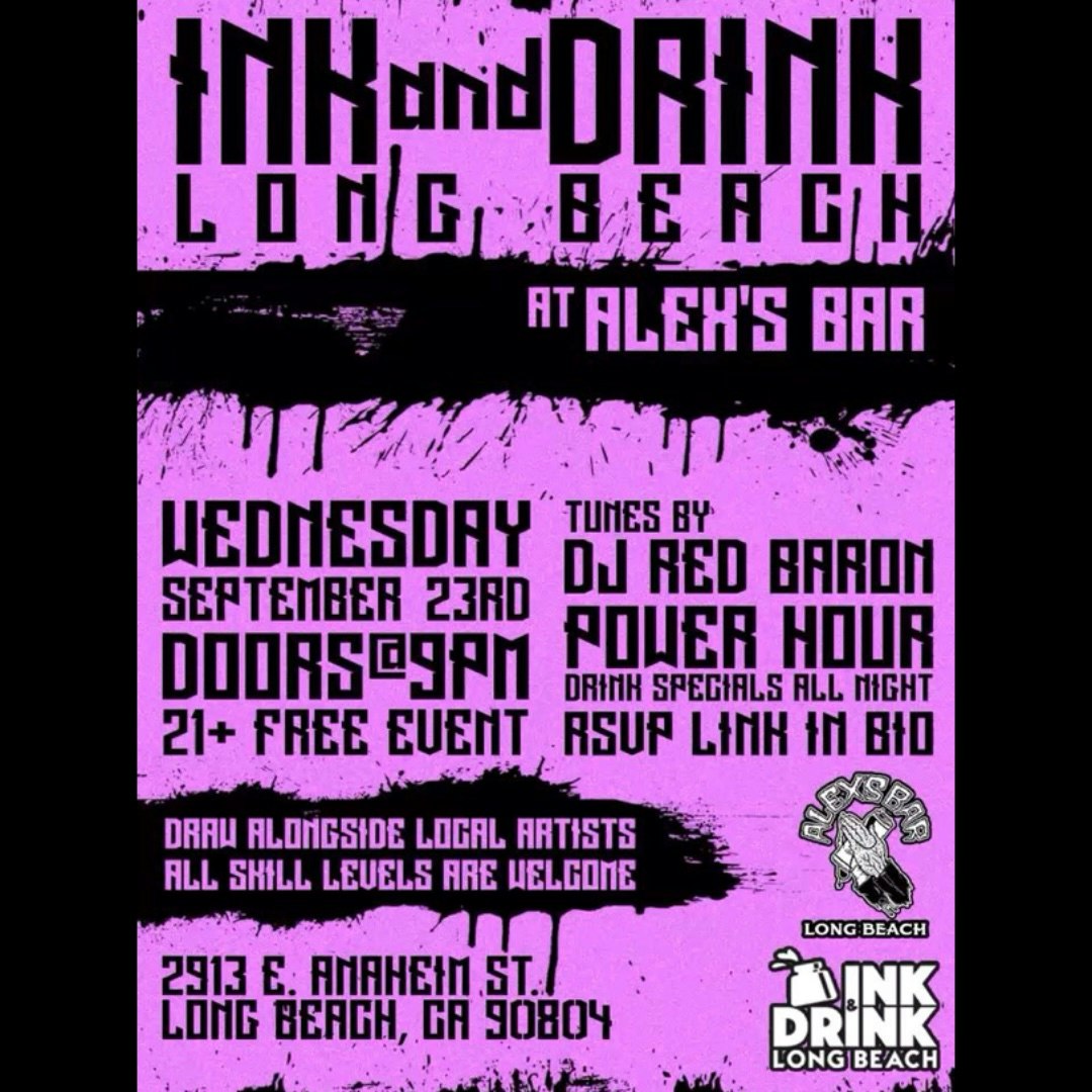 INK AND DRINK with DJ RED BARON